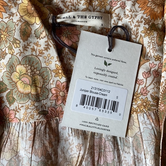 Spell Juniper Blouse in Cream - Picture 13 of 13